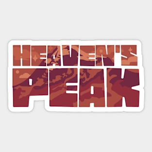 Heaven's Peak Sticker